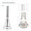 French Horn Trompete Screamer Versilbertes Messing 4