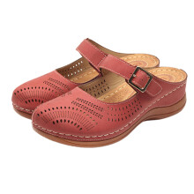 Retro Damen Bequeme Hausschuhe Mit Absatz, Größe Uk5, Eu38.5