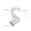 4 Haken 5,00x4,50x2,70 cm Silber 2