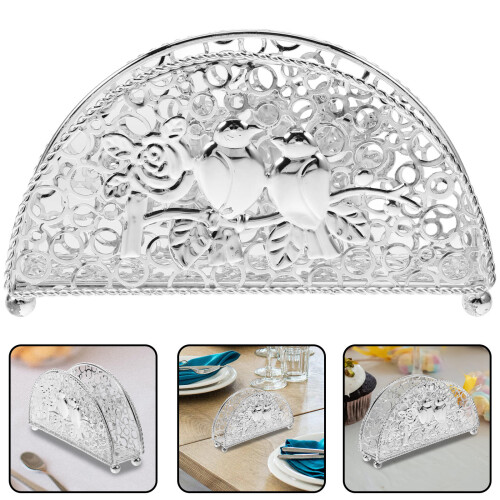Worgeous Papiertuchhalter Tragbar 15X8X4 Cm Silber 2