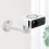 Fixation Murale Projecteur Métal Blanc Design Simple Et Compact 11