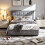 Comfy Living (4ft6 Double, Grey) Colorado Bed Frame 2