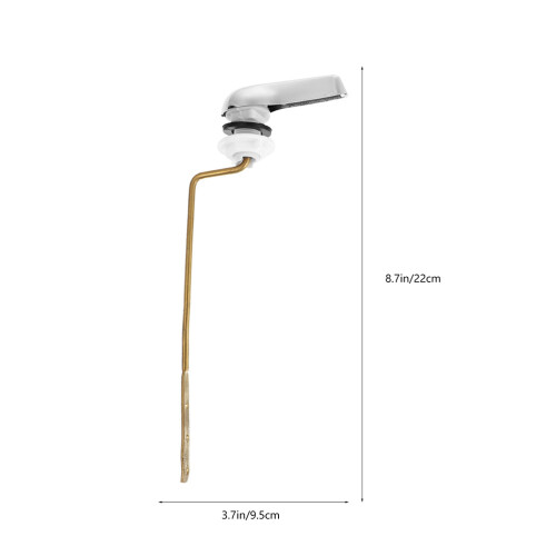 3St Professioneel Toilet Hendel Vervangingsset ABS 1