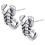 Worgeous Herren Ohrstecker Ohrstecker Silber 1 Paar 1