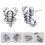 Worgeous Herren Ohrstecker Ohrstecker Silber 1 Paar 7