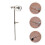 Metal Basdrum Regelbare Hamerkop Percussie-instrument Onderdeel 6