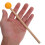 1Paire Maillets Bois Et Caoutchouc Orange Pour Percussion Ergonomiques 4