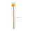 1Paire Maillets Bois Et Caoutchouc Orange Pour Percussion Ergonomiques 3