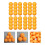60Pcs Table Tennis Balls Plastic Elastic Perforated for Training 8