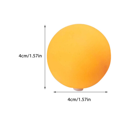 60Pcs Table Tennis Balls Plastic Elastic Perforated for Training 2