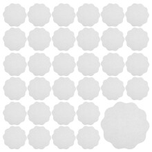 Ronde Perkamentpapier Voor Drankjes Wit 500 Stuks