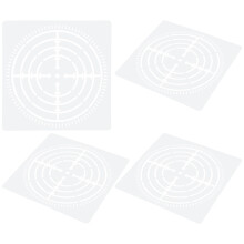 Raindrops Diy Mandala Sjabloon 4 Set 6X6 In