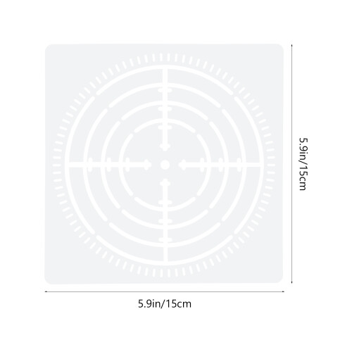 Raindrops Diy Mandala Sjabloon 4 Set 6X6 In 2