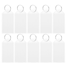 Sleutelhangers Identificatie Sleutelhanger Labels Plastic 50