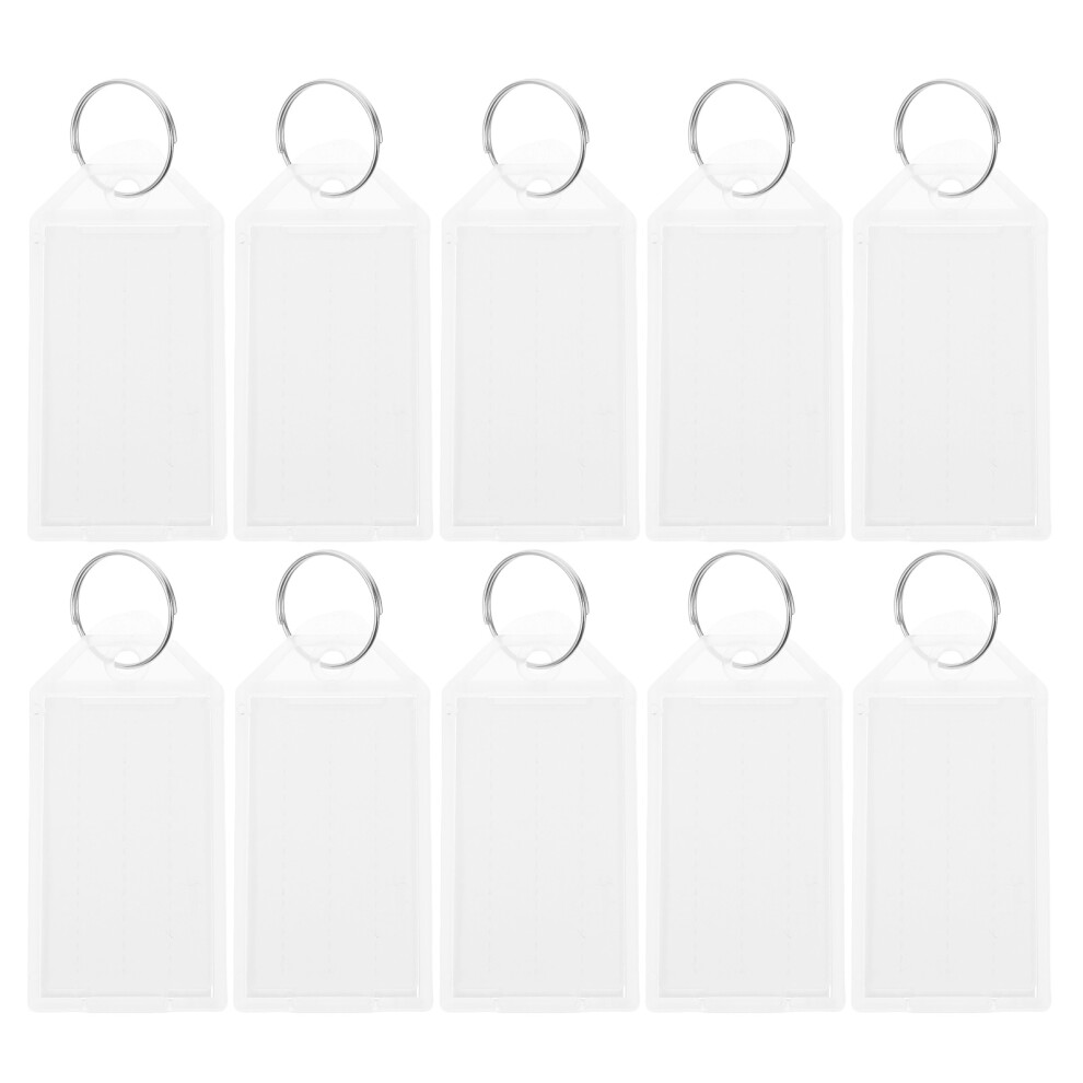 Sleutelhangers Identificatie Sleutelhanger Labels Plastic 50-image