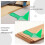 6Pièces Spatule D'angle PVC Ergonomique Pour Plâtre Murs 7