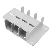 4 Zaunmontagewinkel Für Solarpanelhalterungen Silber
