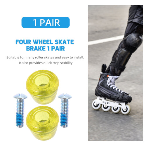 1 Paar Skatebremse Bremsschuh Für Pu 1