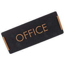 Außenschild Büro Schwarz Acryl 1 Satz