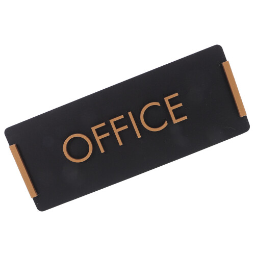 Außenschild Büro Schwarz Acryl 1 Satz