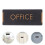 Außenschild Büro Schwarz Acryl 1 Satz 11