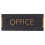 Außenschild Büro Schwarz Acryl 1 Satz 10