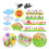 Raindrops Back To School -Ausschnitte Anschlagbrett-Set 8