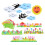 Raindrops Back To School -Ausschnitte Anschlagbrett-Set 3