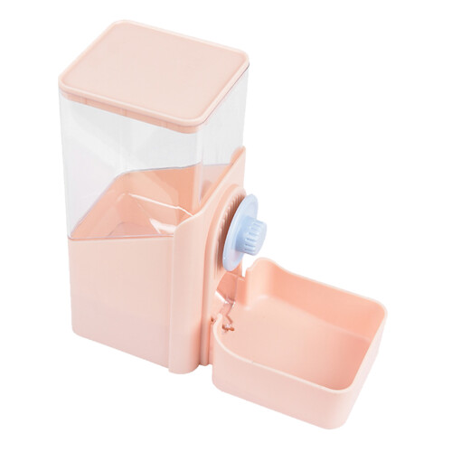 Rabbit Feeder Futterautomat 22,00x21,80x9,50cm Rosa 1