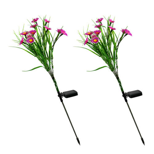 2Stk Solar Led Blumenstäbe Für Außenbereich 2