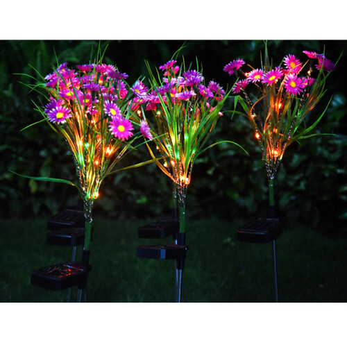 2Stk Solar Led Blumenstäbe Für Außenbereich 1