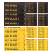 10 Schürzen Für Elektrische Box Etikett 18,50x16,50x0,10 Cm
