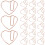 50 . Herzförmige Lesezeichen Für Büro Und Scrapbooking 4