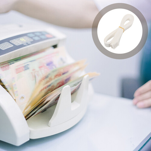 Cash Bands Weißes 400St Set Papierrollen 2