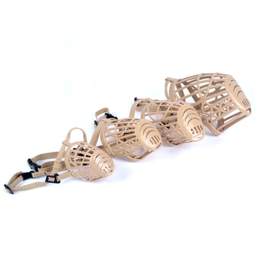 Hond Muzzle Luchtgaas Verstelbaar Bruin 1 Set 2