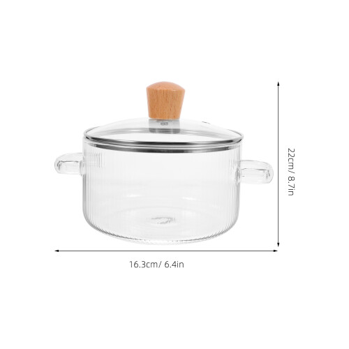 Transparenter Kochtopf Mit Quadratischem Nudeltopf 1 Stk 1