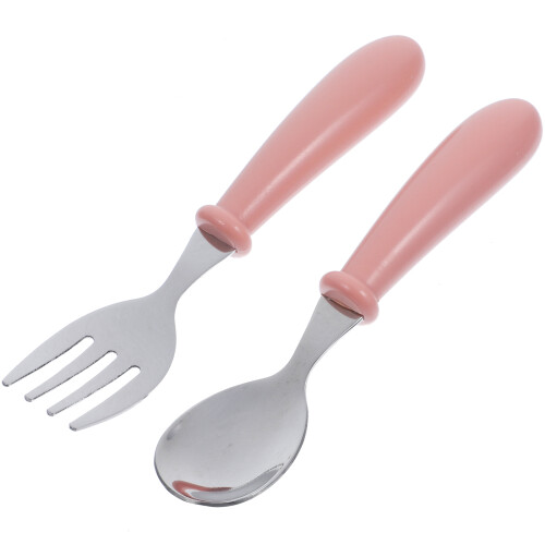 1 Set Haltbares Besteck Für Rosa 1
