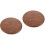 2Pièces Coussin Siège Bois Solide Pour Rond Marron 6