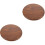 2Pièces Coussin Siège Bois Solide Pour Rond Marron 5
