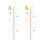 2 Sticker Mural Behang Meetlat Baby 1