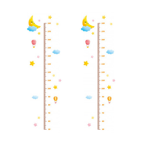 2 Sticker Mural Behang Meetlat Baby