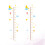2 Sticker Mural Behang Meetlat Baby 7
