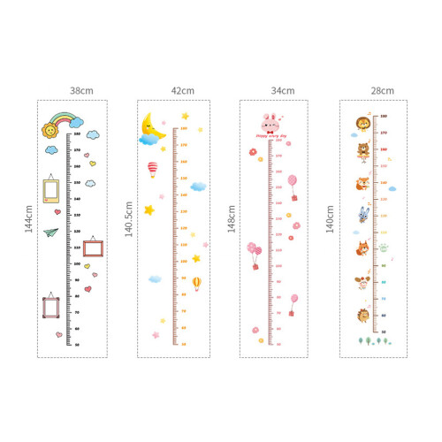 2 Sticker Mural Behang Meetlat Baby 1
