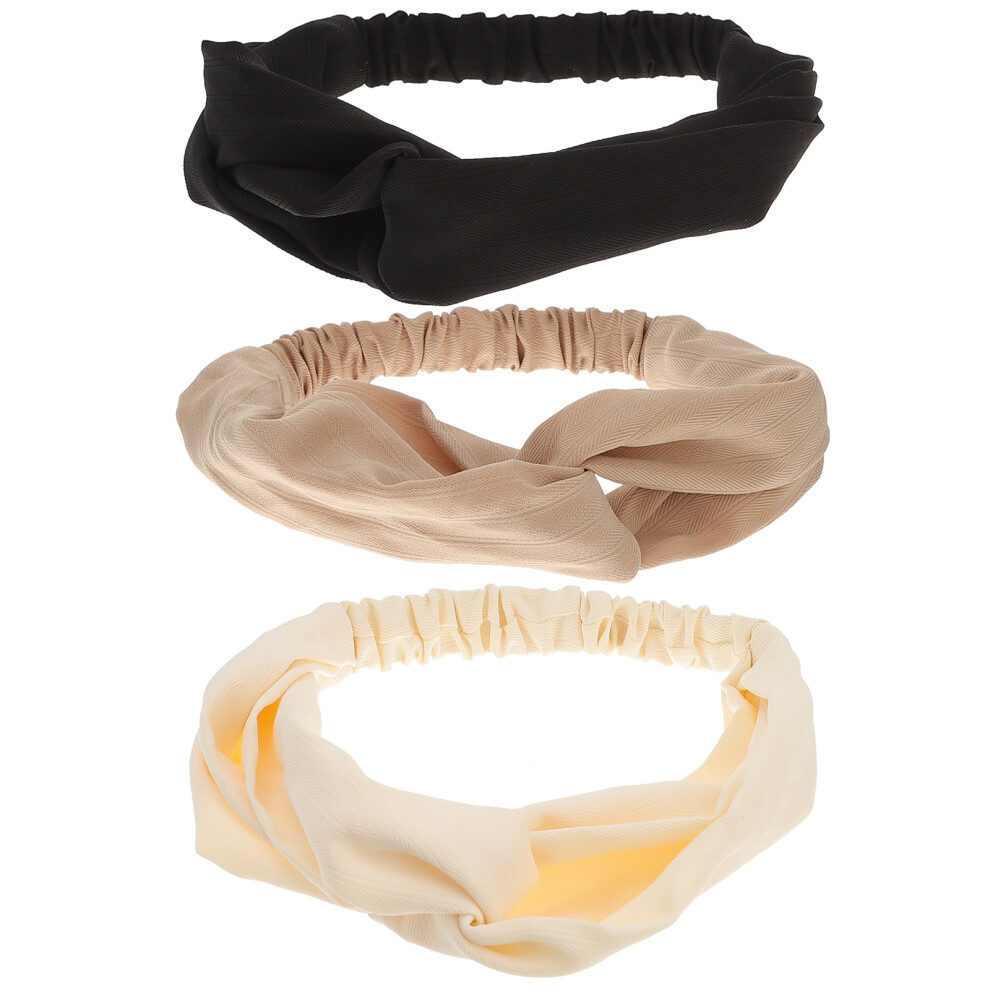 3 Stuks Cross Hoofdband Haaraccessoires Miss Cloth Sport-image