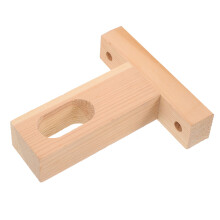 Closet Rod Holder Holz Für Closet Pole 1 Set