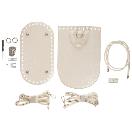 Purse Accessoires Diy Gewebte Accessoires Silber 7 Teile