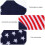 2Paires Coton Confortables Style Américain 10