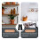 Iron Floating Shelf Brackets Für Nutzer 2 8,7 X 3,1 In 8