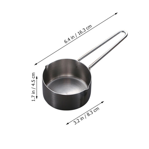 Milchtee Infusionssieb Silber Messbecher Sahnekännchen 1