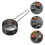 Milchtee Infusionssieb Silber Messbecher Sahnekännchen 9